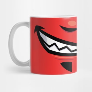 Devilish Grin Cartoon Mouth Mug